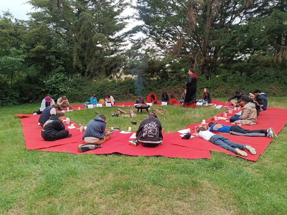 Le cercle des participants